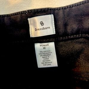 Women’s dress barn, jeans, black